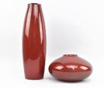 SCHEURICH - AMANO RANGE - TWO VINTAGE MID CENTURY WEST GERMAN VASES