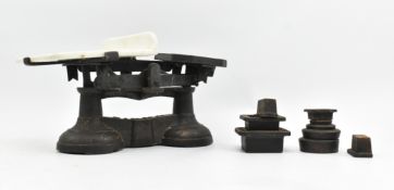 H. WEBB & CO BIRMINGHAM - SET OF VINTAGE SHOP SCALES