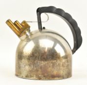 ALESSI - RETRO LATE 20TH CENTURY INOX DOME WHISTLE KETTLE
