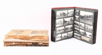 THREE LATE 19TH - EARLY 20TH CENTURY SCRAP ALBUMS OF LOCAL SOMERSET INTEREST