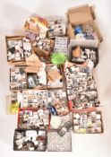 EXTREMELY LARGE COLLECTION OF GEMS, STONES, FOSSILS, PRECIOUS STONES ETC IN THREE STORAGE BOXES
