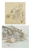 CLAUDE MUNCASTER (1903-1974) - BOSCOMBE IN DORSET - WATERCOLOUR ON PAPER