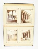 LATE 19TH CENTURY PHOTOGRAPH ALBUM CONTAINING ORIGINAL PHOTOGRAPHS OF SWITZERLAND