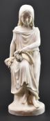 COPELAND - 19TH CENTURY PARIAN WARE FIGURE AFTER MARY THORNYCROFT