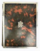 EDWARDIAN EARLY 20TH CENTURY 1904 SILVER & TORTOISESHELL BLOTTER