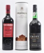 THREE BOTTLES OF VINTAGE PORT - 2013 W. & J. GRAHAMS, COCKBURNS & 1990 CROFT