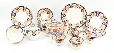 VICTORIAN 19TH CENTURY CERAMIC PART TEA SET IN IMARI PATTERN