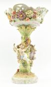 GERMAN MEISSEN 19TH CENTURY PORCELAIN CHERUBS CENTREPIECE