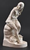 JOHN BELL FOR MINTON - VICTORIAN PARIAN WARE FIGURE OF DOROTHEA