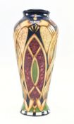 MOORCROFT - STAFFORDSHIRE GOLD - 2010 CERAMIC VASE DESIGNED BY ALICIA AMISON