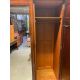 EDWARDIAN MAHOGANY & BOXWOOD INLAID TRIPLE COMPACTUM WARDROBE - Image 5 of 6