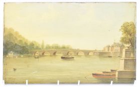 JAMES BAKER PYNE (1800-1870) - 19TH CENTURY OIL ON PANEL PAINTING