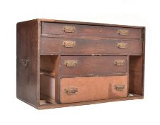 18TH CENTURY CIRCA 1770S / 80S ROYAL MONMOUTHSHIRE MILITIA CAMPAIGN CHEST