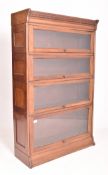 EARLY 20TH CENTURY GLOBE WERNICKE STYLE BARRISTER'S STACKING BOOKCASE