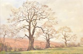 SALLY GAYWOOD - 20TH CENTURY OIL ON CANVAS LANDSCAPE PAINTING