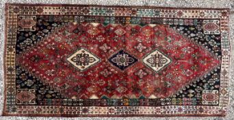 EARLY 20TH CENTURY SOUTH WEST PERSIAN QASHGAI CARPET RUNNER