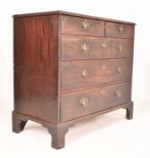GEORGE III 19TH CENTURY MAHOGANY CHEST OF DRAWERS