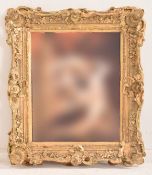 LOUIS XIV STYLE 18TH CENTURY GILTWOOD & GESSO PICTURE FRAME