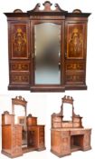 EDWARDS & ROBERTS - EDWARDIAN THREE-PIECE BEDROOM SUITE