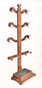 19TH CENTURY VICTORIAN MAHOGNAY HALL TREE / COAT STAND