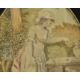 PAIR OF GEORGE III 19TH CENTURY SILK & WATERCOLOUR OVAL PORTRAITS - Image 3 of 7