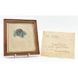 AFTER ALBRECHT DURER - VIOLETS - EARLY 20TH CENTURY COLOUR PRINT ON PAPER