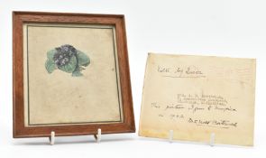 AFTER ALBRECHT DURER - VIOLETS - EARLY 20TH CENTURY COLOUR PRINT ON PAPER