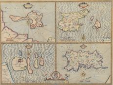 BRITISH ISLANDS. SPEED, JOHN 1676 MAP FROM THEATRE OF THE EMPIRE OF GREAT BRITAINE