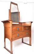 LATE 19TH CENTURY ART NOUVEAU MAHOGANY DRESSING TABLE