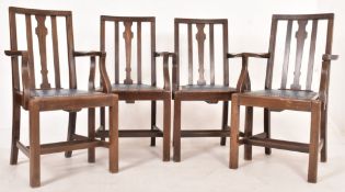 WARING & GILLOW LTD - FOUR EARLY 20TH CENTURY MAHOGANY CHAIRS
