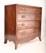 19TH CENTURY REGENCY MAHOGANY CHEST OF DRAWERS