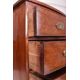 GEORGE III 19TH CENTURY MAHOGANY BOW FRONT CHEST OF DRAWERS - Image 4 of 7