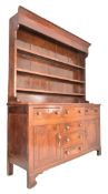 18TH CENTURY GEORGE III COUNTRY HOUSE OAK WELSH DRESSER