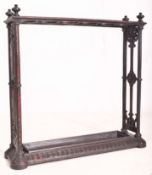 LATE 19TH CENTURY VICTORIAN CAST IRON STICK STAND
