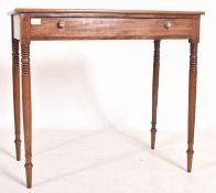 MANNER OF GILLOWS - A 19TH CENTURY MAHOGANY HALL SIDE WRITING TABLE