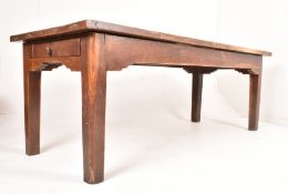EARLY 20TH CENTURY PINE REFECTORY FARMHOUSE DINING TABLE