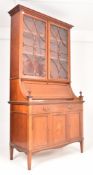 19TH CENTURY VICTORIAN MAHOGANY SECRETAIRE / BUREAU BOOKCASE