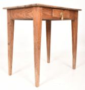 18TH CENTURY GEORGE II SINGLE DRAWER OAK SIDE TABLE