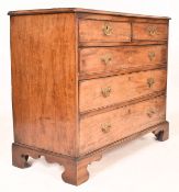 GEORGE III 19TH CENTURY MAHOGANY BACHELORS CHEST OF DRAWERS