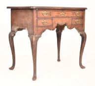 GEORGE III 18TH CENTURY WALNUT LOW BOY WRITING TABLE DESK