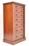 EDWARDS & ROBERTS - HIGH VICTORIAN MAHOGANY WELLINGTON CHEST