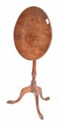 GEORGE III 19TH CENTURY TILT TOP WINE SIDE TABLE