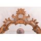 BAROQUE STYLE 19TH CENTURY GILTWOOD & GESSO FILIGREE WALL MIRROR - Image 2 of 10