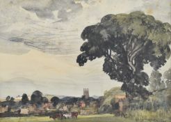 ALFRED WILLIAM RICH (BRITISH, 1856-1921) - WATERCOLOUR ON PAPER PAINTING