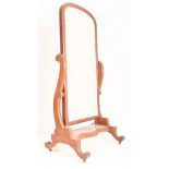 19TH CENTURY VICTORIAN MAHOGANY CHEVAL DRESSING MIRROR