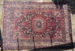 20TH CENTURY PERSIAN ISLAMIC DOROKASH SIGNED CARPET RUG