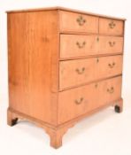 18TH CENTURY WALNUT QUEEN ANNE CROSSBANDED CHEST OF DRAWERS