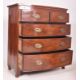 GEORGE III 19TH CENTURY MAHOGANY BOW FRONT CHEST OF DRAWERS - Image 3 of 7