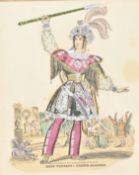 MISS VINCENT AS PRINCE ALADDIN - 19TH CENTURY TINSEL PRINT