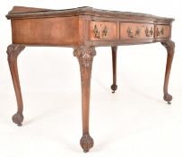 ADAM REVIVAL 19TH CENTURY EBONISED SERVING TABLE